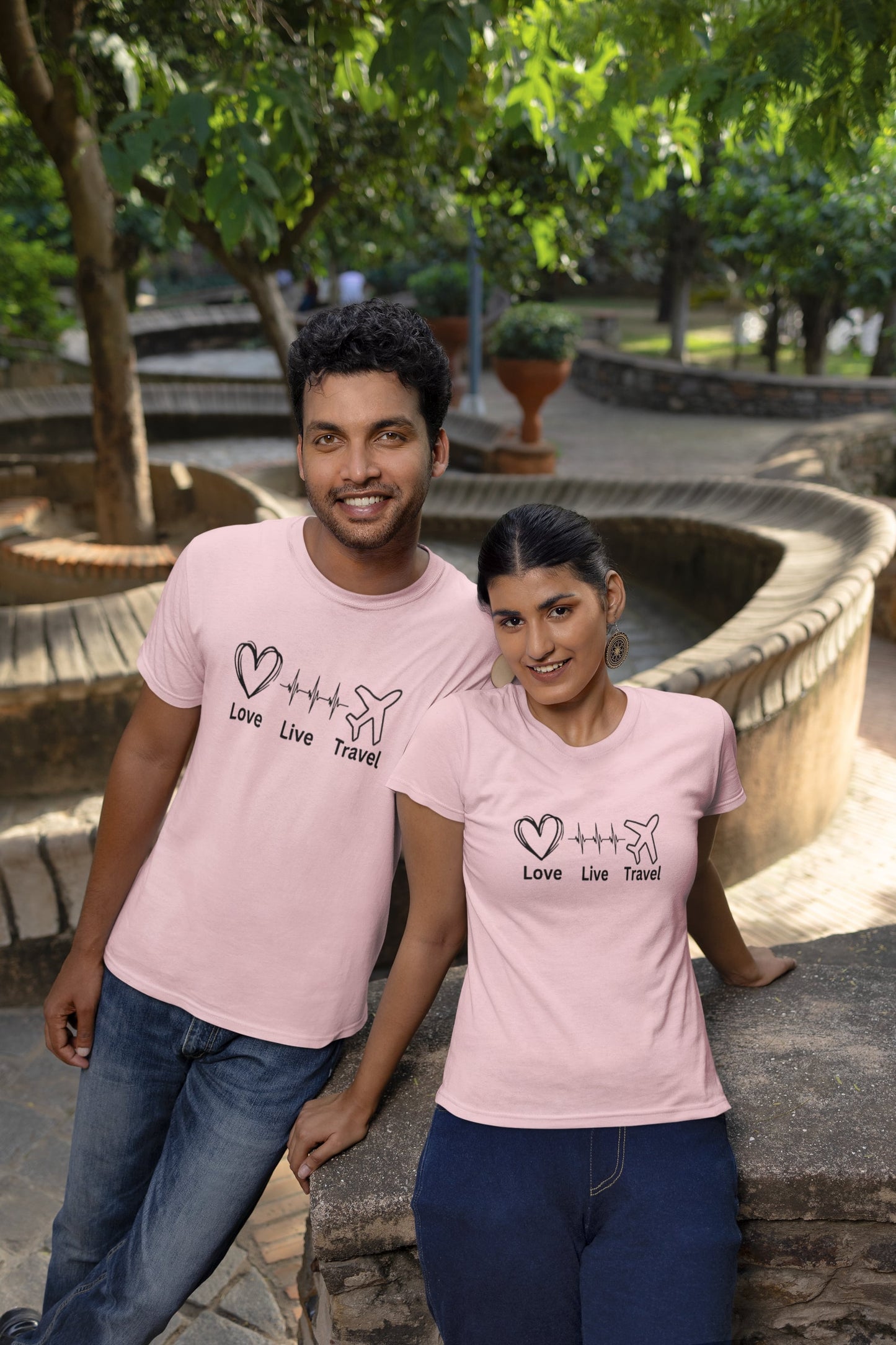 Love Live Travel Classic Round Neck T-shirt