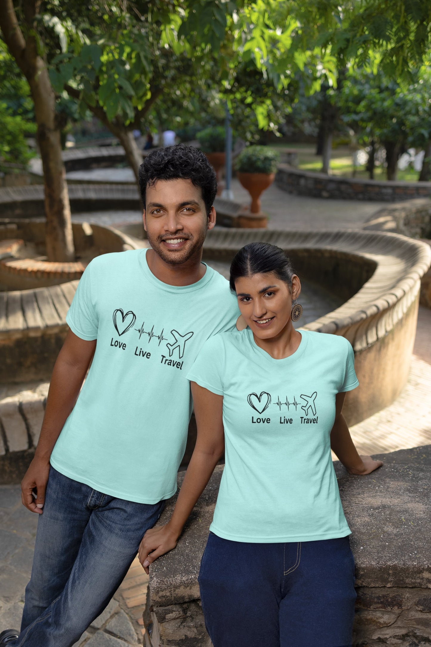 Love Live Travel Classic Round Neck T-shirt