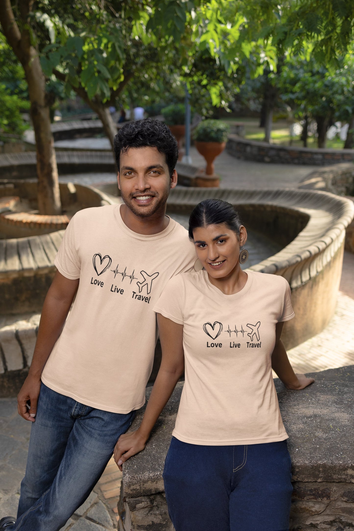 Love Live Travel Classic Round Neck T-shirt