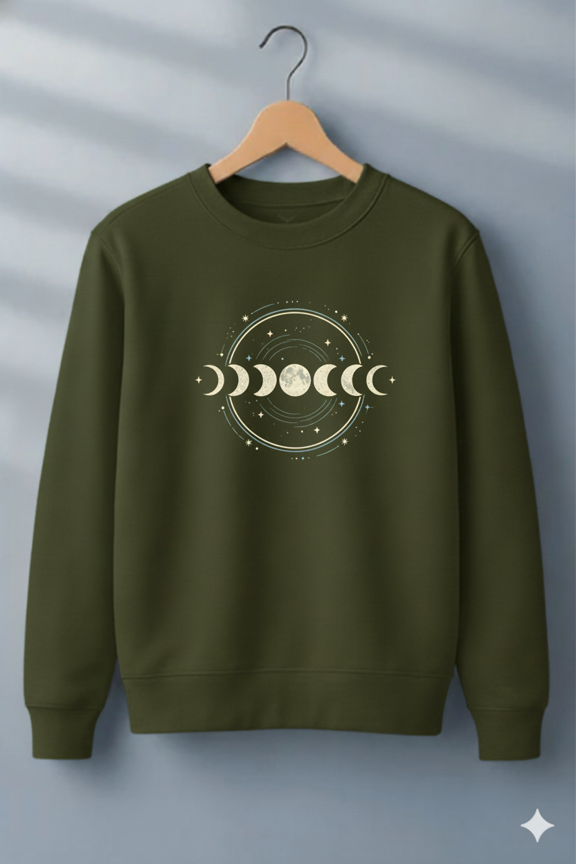 Phases of the Moon Unisex Sweatshirt