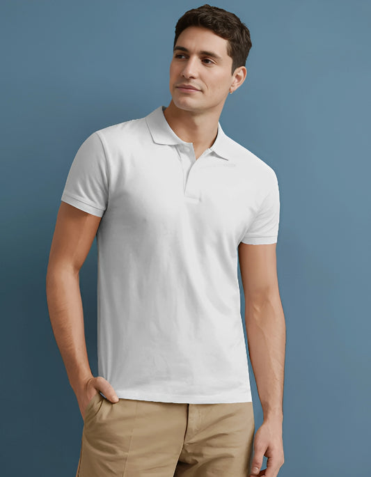 Men's Polo White