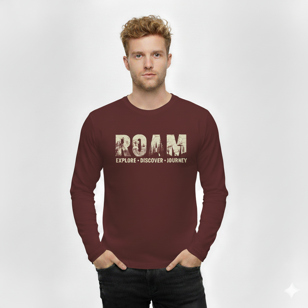 ROAM Men's Full Sleeve T-Shirt