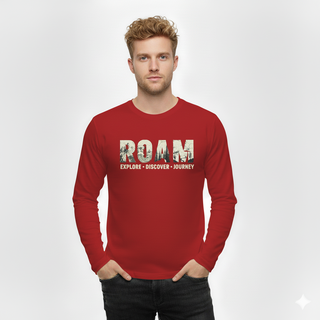 ROAM Men's Full Sleeve T-Shirt