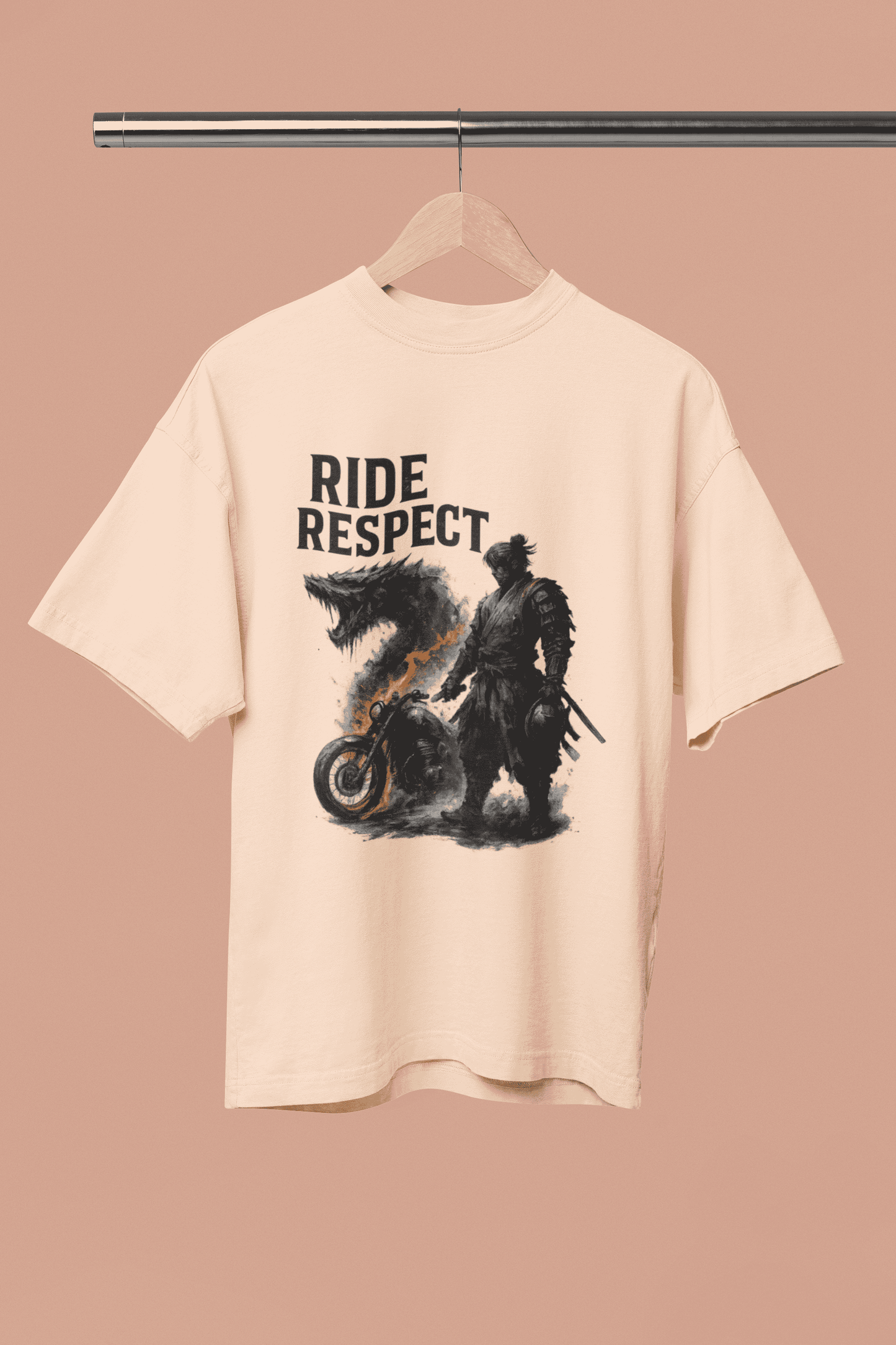 Ride Respect Samurai Biker Classic Crew T-Shirt