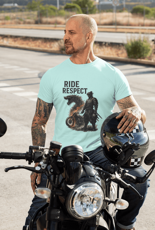 Ride Respect Premium Cotton Stretch Biker T-shirt