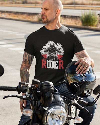 Rider Classic Round Neck Biker T-shirt