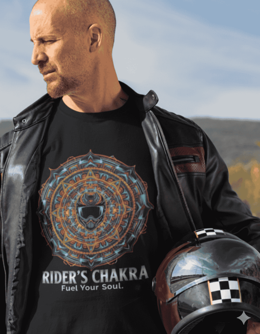 Rider's Chakra Full Sleeve Biker T-shirt