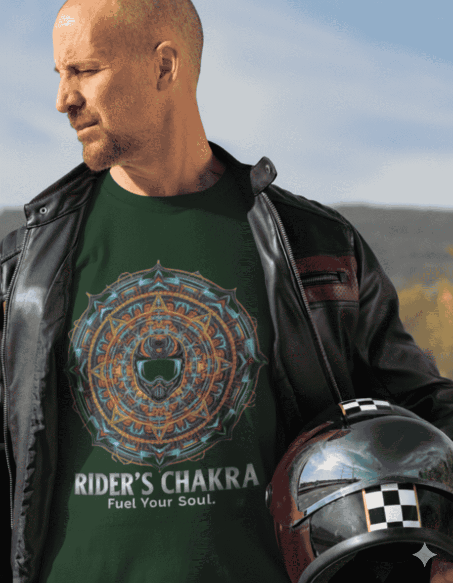 Rider's Chakra Full Sleeve Biker T-shirt
