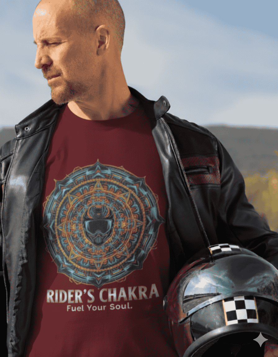 Rider's Chakra Full Sleeve Biker T-shirt
