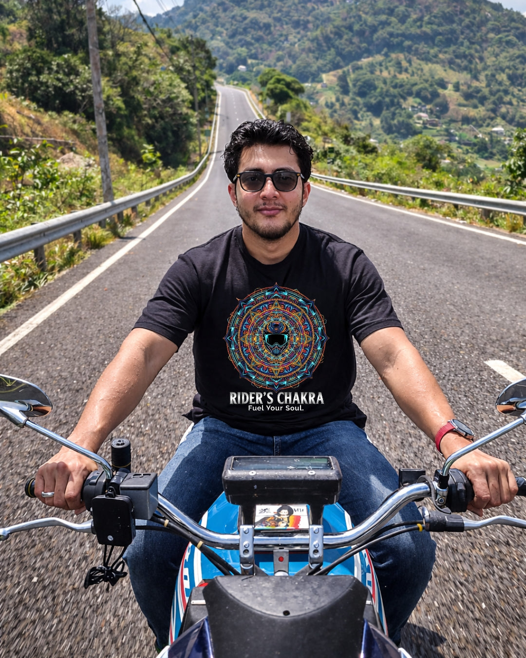 Rider's Chakra Unisex Oversized Classic T-Shirt