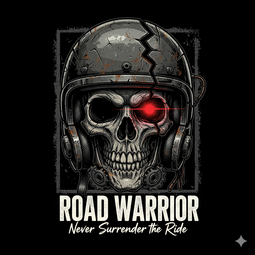 Road Warrior Men's Full Sleeve T-Shirt