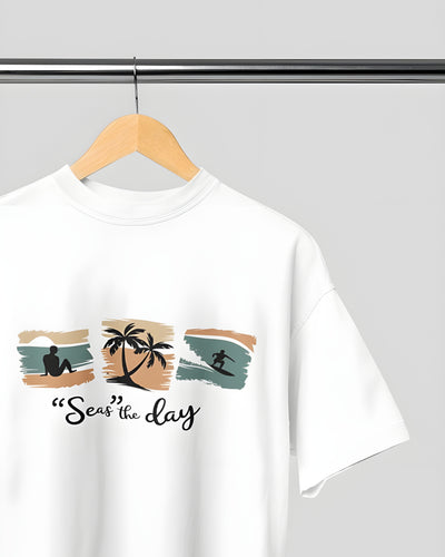 Seas The Day Classic Round Neck T-shirt