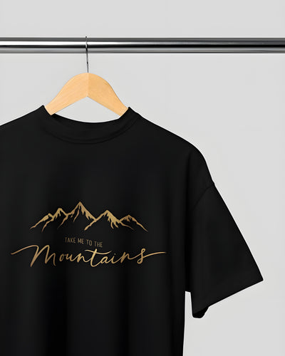 Take me to the Mountains Classic Round Neck T-shirt