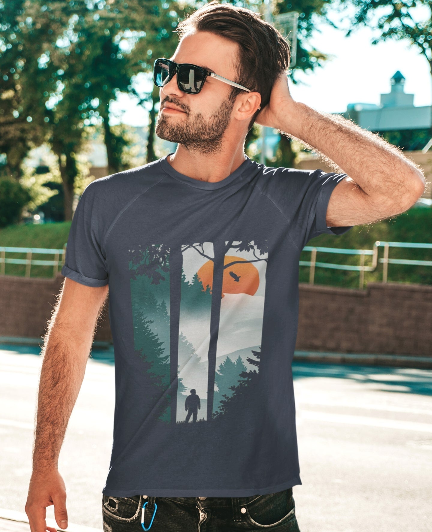 The Scenic Route Classic Round Neck T-shirt