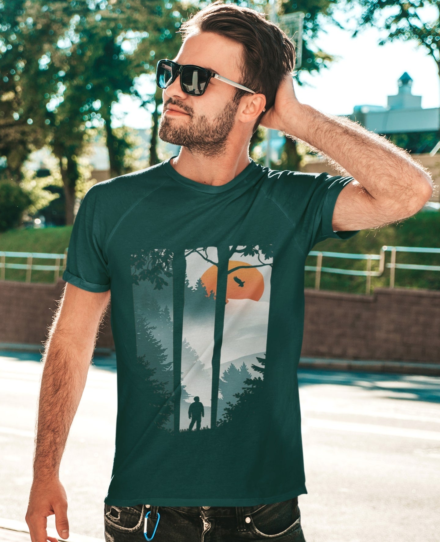 The Scenic Route Classic Round Neck T-shirt