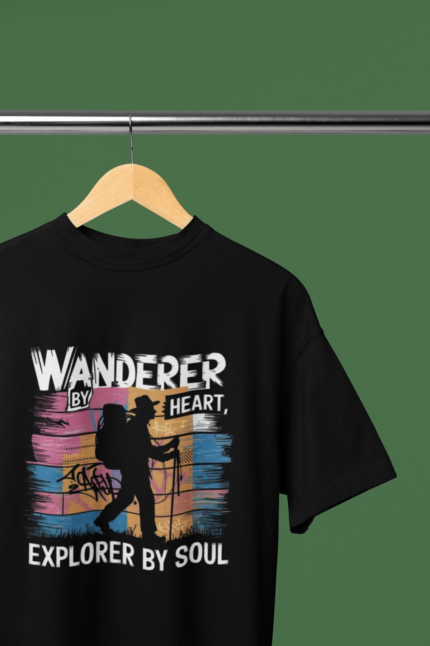 Wanderer by Heart Explorer By Soul Classic Round Neck T-shirt