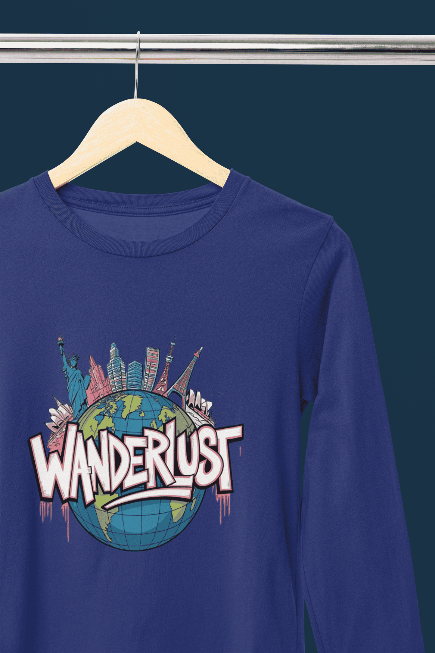 Wanderlust Full Sleeve Tshirt For Men