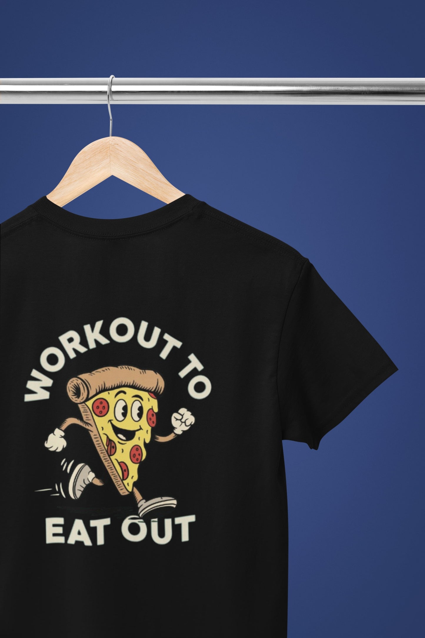 Workout to Eat Out Playful Gym T-shirt