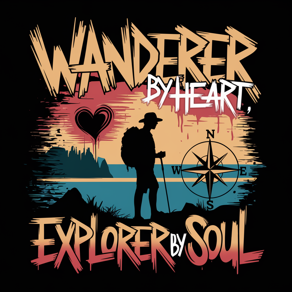 Wanderer by Heart Explorer By Soul Round Neck Sweatshirt