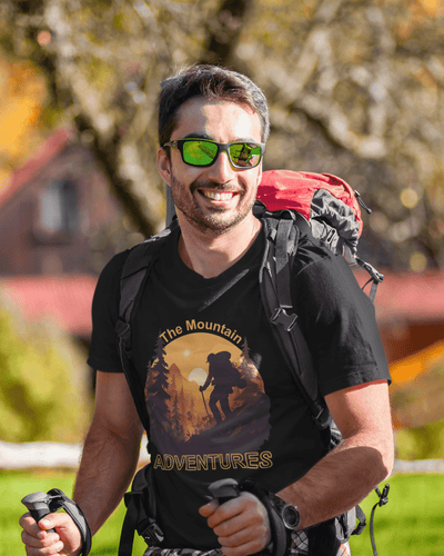 The Mountain Adventures Round Neck Classic T-shirt for Men