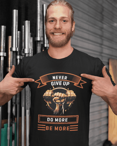Do More Be More Round Neck Gym T-shirt for Men