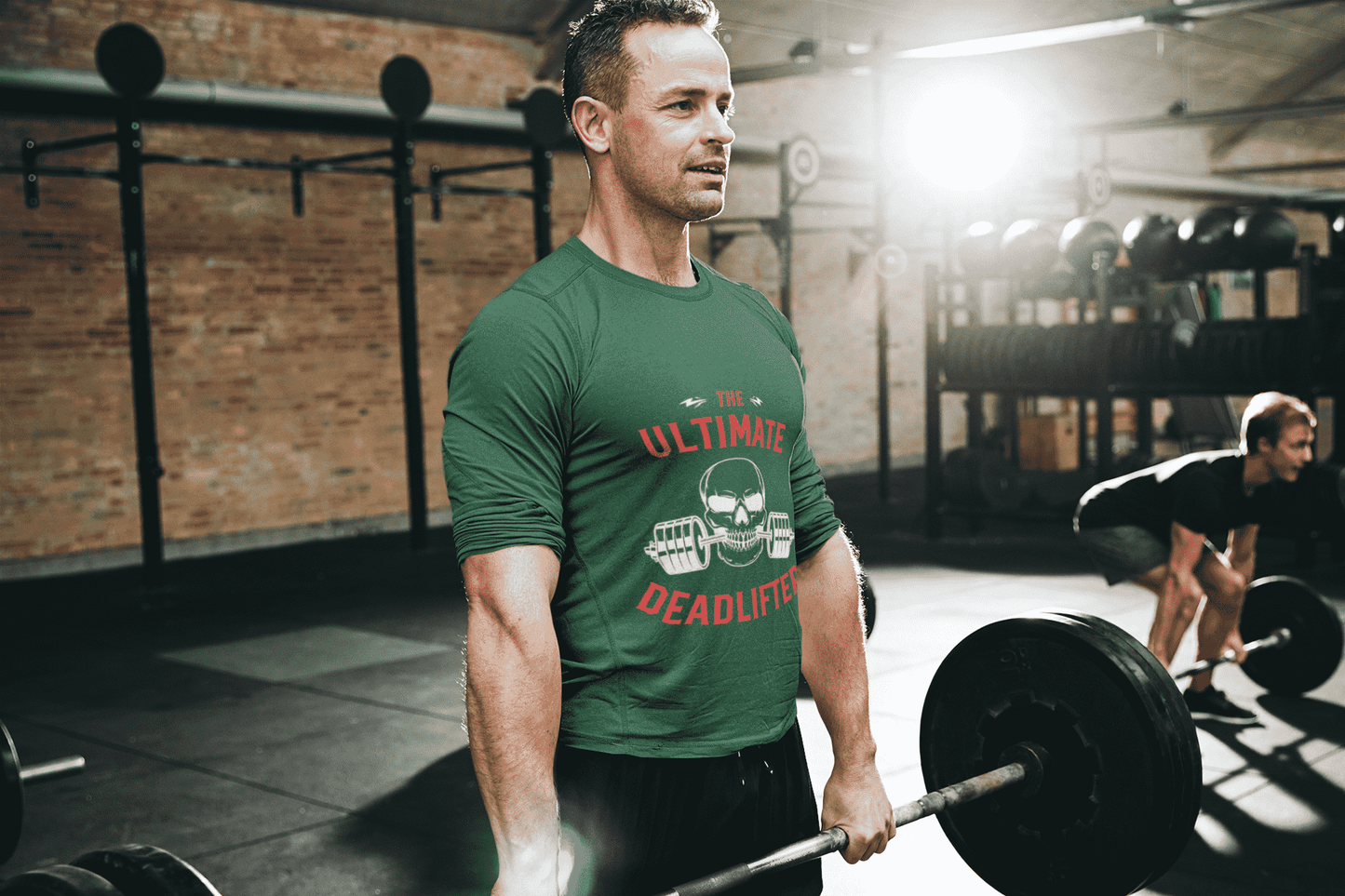 The Ultimate Deadlifter Round Neck Gym T-shirt for Men