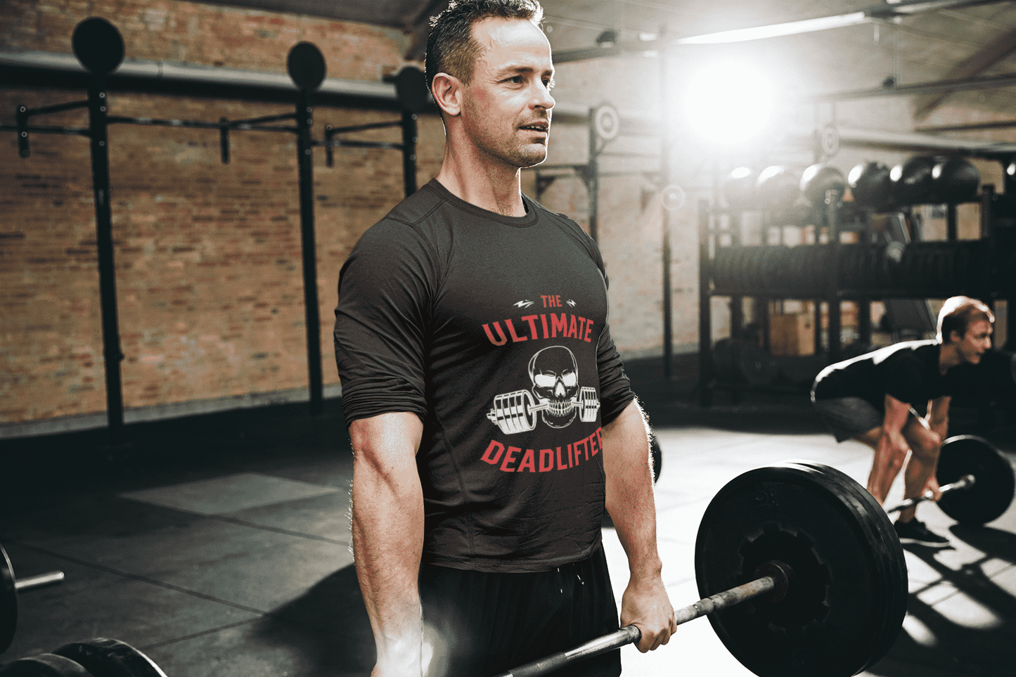 The Ultimate Deadlifter Round Neck Gym T-shirt for Men