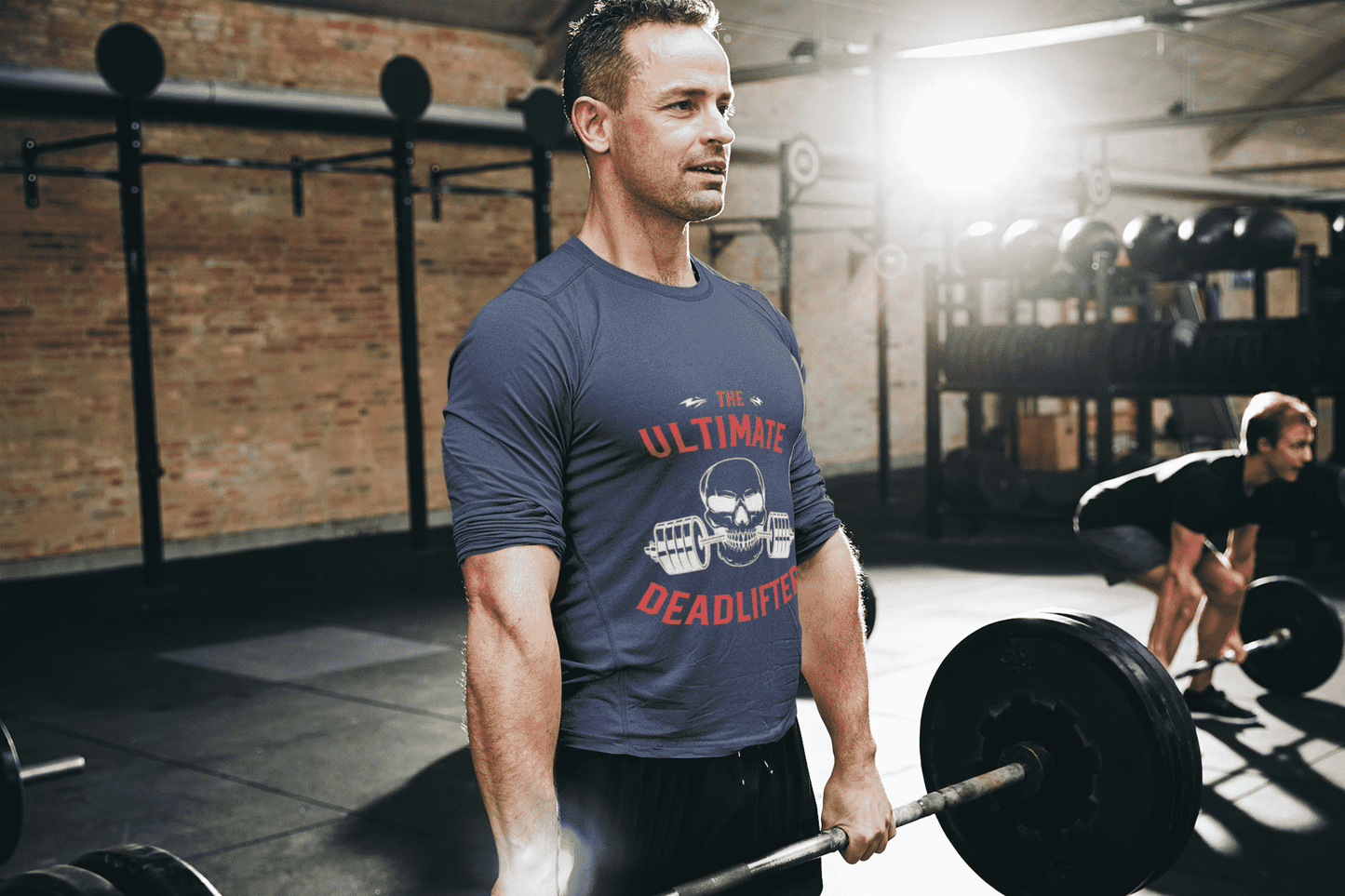 The Ultimate Deadlifter Round Neck Gym T-shirt for Men